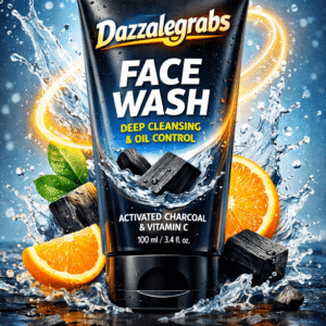 Dazzalegrabs Charcoal Face Wash